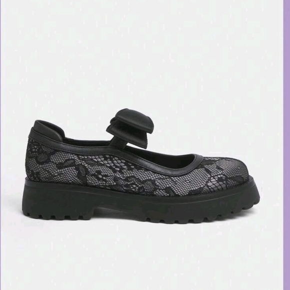 Kawaii Goth Wedge Heel Various sizes available - Picture 5 of 9